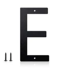 5 Incn Metal Aluminium House Numbers Letters, Black House Address Letters, Outdoor Mailbox Numbers, Modern Metal Address Number Letter For Homes, Apartments, Farms