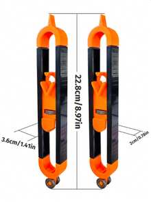 【可靠精准】精密木工工具套装,带锁定装置 - 可调节不规则曲线及轮廓划线尺,耐用塑料/金属材质,适用于精准的DIY项目,木工工具及配件 - 彩色 - 查看 5