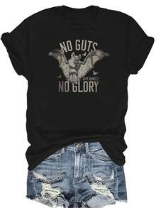 Camiseta de hombre con estampado de estrellas, camiseta unisex de verano casual, transpirable, de cuello redondo, de manga corta, de estilo urbano, versátil, adecuada para adolescentes y adultos - Negro - Ver 1