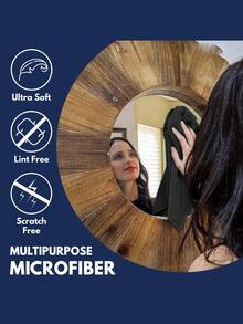 Microfiber Cleaning Cloths, Extra Soft And Absorbent Microfiber Cleaning Rags For Household Cleaning Supplies, Lint-Free Reusable Cleaning Cloths For Streak-Free Mirror Shine - Microfiber Cloths For Household Washable