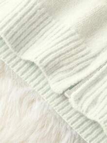 Women's Soft Light Blue Zip-Up Hoodie - Casual Fashionable Long Sleeve Cardigan, Stretchy & Comfortable For Autumn/Winter, Ribbed Details, Button Closure, Breathable Fabric, Pullover, Essential For Fall