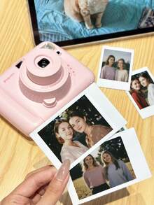 Popoto Instant Camera, For Instant Mini Films,Automatic Metering Intelligent Recommendation Mode,Cute Mini Compact Camera For Students,With 10 Sheets Of Films.(Not Include Battery)