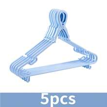 3/5 Stücke breite, verstärkte, ausziehbare Kunststoff-Windschutz-Kleiderbügel, rutschfeste Aufhängehaken mit Feststellclip für windiges Wetter und Herunterfallen, geeignet für Babyzimmer, Schlafzimmer, Balkon und Schranklagerung