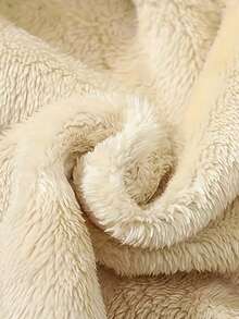 1 件男士圆领运动衫，休闲保暖羊羔绒衬里圆领运动衫，秋冬