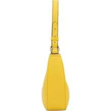 FashionPuzzle Small Crescent Shoulder Bag Underarm Purse - 黃/黃 - 查看 3