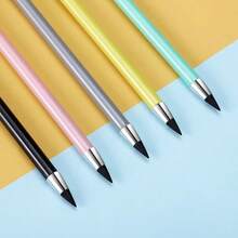 Eternal Pencil, Endless Writing Pencil Without Sharpening, Black Technology With Eraser, Macaron Color, Durable Creative Pencil 3PCS