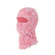 Popular Single Hole Knitted Face Mask, Acrylic Yarn Balaclava Hat For Party, Funny Outdoor Warm Headwear