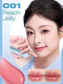 COLORKEY Moisturizing Lip Gloss, High-Gloss Mirror Finish, Plumping Nourishing Lip Oil, Non-Sticky Long-Lasting Formula, Repairs Lip Lines, Lip Care Essence, Creates Refined Lip Makeup, Lip Cosmetics, Suitable For Women And Girls, Perfect For Autumn/Winter, Can Create Latte Makeup, Y2K Makeup, 90s Makeup, Cool Girl Makeup, Lip Makeup Matching, Bridal Makeup, Valentine's Day Gift, Best Colors - C02 Smoky Rose - View 11