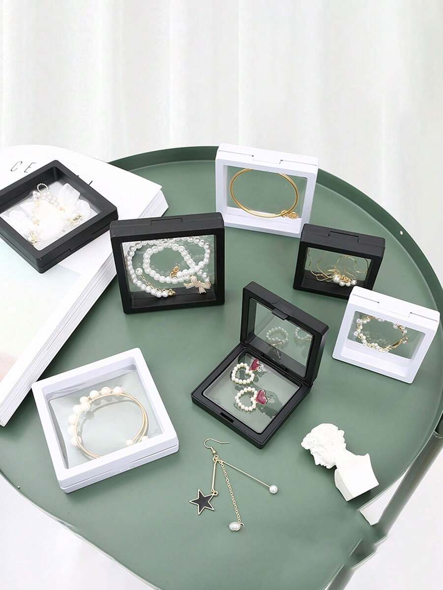 3 Stück elegantes Schmuckaufbewahrungsbox-Set zum Organisieren von Ringen, Halsketten, Armbändern und Abzeichen - perfektes Geschenkbox für Modebewusste, ideal für Wohndekoration, Reisen und besondere Anlässe, stilvolles und funktionales Design, um Ihr Zubehör ordentlich und zugänglich zu halten, toll als Geschenk zu Geburtstagen, Jahrestagen und Feiertagen