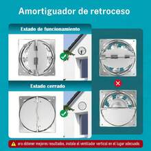 Extractor De Aire Ventilador Industrial 8 Pulgadas 80w Metálico Soplador De Aire Extractor Para Cocina Restaurante Taller Hotel Extractor Cocina Extractor Aire Extractor De Aire Ventilador Potente - Tipo de Enchufe A Japonés (100V) - Ver 7