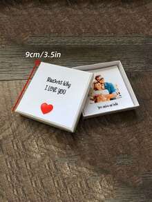 Personalisierbare 3/6/9-Raster Foto- und Text-Weihnachts-Erinnerungsboxen als personalisierte Fotogeschenkboxen, perfekt für Geburtstage, Jahrestage, Valentinstag, Weihnachten oder jede Gelegenheit um "Ich liebe dich" oder "Ich vermisse dich" auszudrücken. Wir bieten auch Anpassungen für Dekorationen, Handwerkskunst und Wohndekoration an.