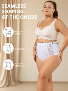 QUASTI 6 Buah Celana Dalam Wanita Ukuran Besar Berwarna-warni Elastisitas Tinggi, Nyaman, Anti Melorot, Membentuk Pinggang Tinggi 1XL-5XL - MultiWarna - View 7