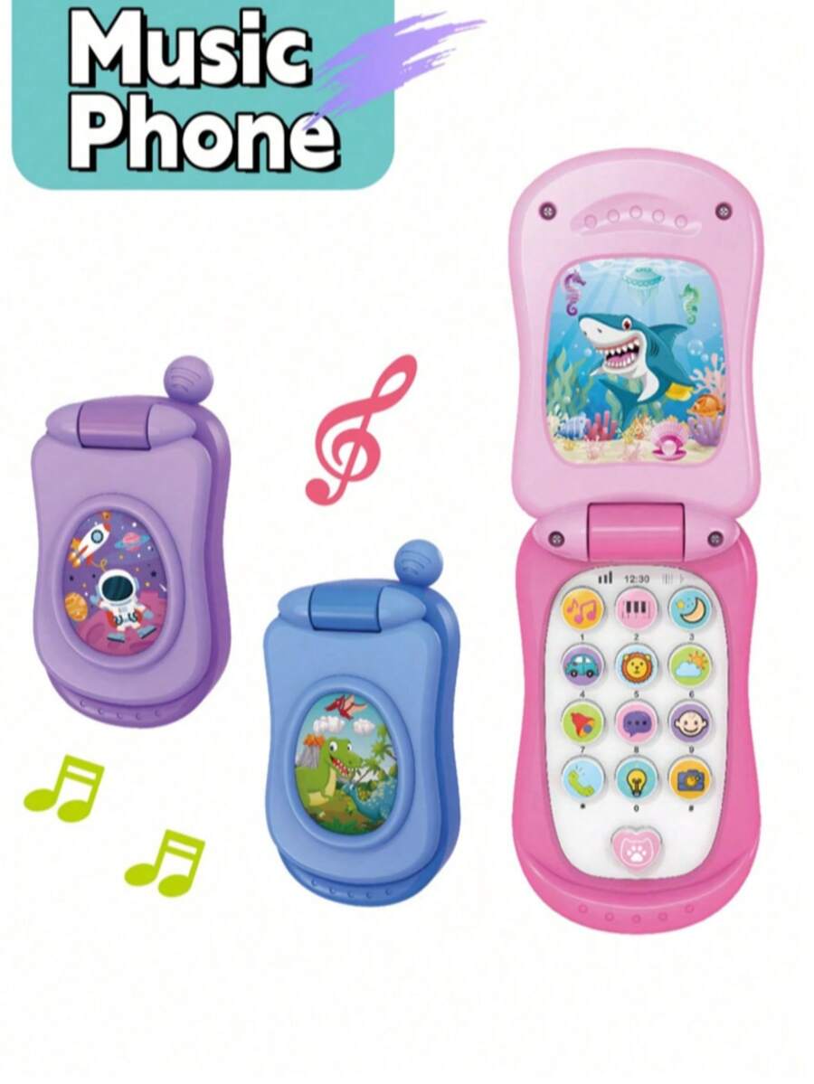 1pc Impressive Educational Mobile Game With Cartoon Changeable Cover, Unique & Fun Birthday/Christmas Gift, Early Learning Toy For Boys & Girls