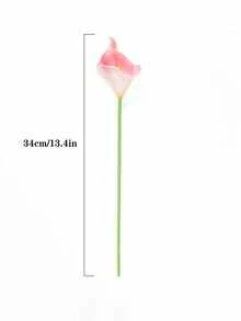 12Pcs Pink Artificial Calla Ily Flower Lmitation Flowers PU Fake Flowers Calla Lily Artificial Bouquet For Home WeddingDecor, Indoor &Outdoor Decor, Garden Decor, Party Decor, Bohemian Style Decor, Festivals Party Decor, Mother's Day BirthdayCelebration Daily Date Gift