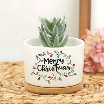 ¡Feliz Navidad! Macetas decorativas para exteriores, soportes para macetas para plantas de exterior e interior - opciones perfectas de decoración y soporte para plantas. Estas macetas, que incluyen macetas de cerámica para plantas de interior y macetas para patios, son excelentes accesorios de jardinería y hacen maravillosos regalos de plantas. Ideal para la decoración de la sala de estar.