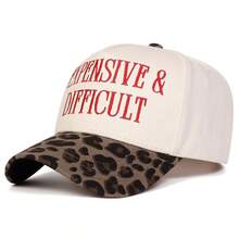 Embroidered Letter Color Matching Baseball Cap Adjustable Sun Protection Casual Hat Suitable For Spring And Autumn Travel Fashionable All-Match Sun Protection Youth Sun Hat Casual Style Young Women Hat