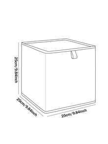 1 pieza Caja de almacenamiento abierta con estampado de leopardo de dibujos animados, contenedor de almacenamiento apilable, diseño versátil y duradero de estilo de cajón, ahorro de espacio para el hogar, dormitorio, organización del hogar, almacenamiento debajo de la cama