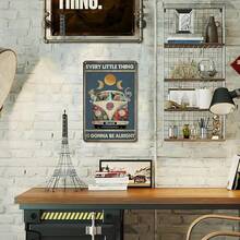 Vintage Thick Metal Tin Sign-Treat Your Mind With Kindness Sign 55QQ - 一切都會好起來 - 查看 3