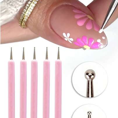 Pink Nail Dotting P…