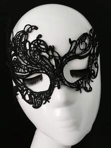 Máscara de encaje sexy para mujer, máscara de fiesta, disfraz de mascarada, accesorios para juegos de roles, utilería para actuaciones, adecuada para uso diario, bailes de máscaras, Halloween, decoraciones para fiestas de Navidad, regalo perfecto para familiares y amigos
