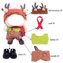 17cm娃娃圣诞服装套装 马卡龙盲盒娃娃衣服套装 适合替换1代2代3代娃娃 青少年派对玩具 生日礼物(不含娃娃) - 彩色 - 查看 21