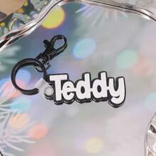 1 Pc Acrylic Name Keychain For Car Key, Name Tags For Men Boys, Custom 3D Printed Keychain , Custom Key Chain, Name Keychain , Custom Key Ring , 3D Printed Name, Custom Name Keychain ,Backpack Tag For Thanksgiving, Christmas Familly Girlfriend Mom Gifts,Delicate Romance, Utilitarian Chic