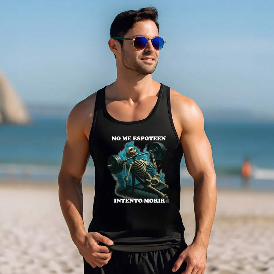 CAMISETA OLIMPICA DEPORTIVA GYM URBAN CASUAL CALACAS CHIDAS ANIME ROCK OH685 - Negro - Ver 1