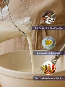 Jarra medidora em Vidro 700 ml Vidro Grosso Resistente - Transparente - Visão 4
