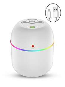 1 Peça Máquina de Aromaterapia com Umidificador USB, Adequada para Quarto, Sala de Estar, Escritório, Umidificador de Carro, Máquina de Aromaterapia de Carro Colorida da Sorte, Umidificador com Luz de Atmosfera e Máquina de Spray USB, Spray de Aromaterapia, Presente Perfeito para Aniversário, Natal e Ano Novo