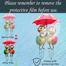 2D 瓢虫花园桩 | 户外婚礼装饰 - 草坪装饰，新娘送礼会花盆雕塑，红黑卡通，全天候，无需电力，欧式花园婚礼季限量版 - 彩色 - 查看 5