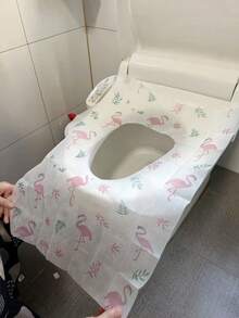 10pcs Disposable Waterproof Toilet Seat Covers (Individually Wrapped) – Portable & Hygienic For Travel, Hotels, Maternity & Daily Use - Multicolor - View 11