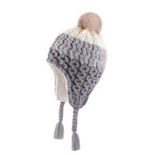 Infant Pom Pom Beanie Kid Winter Hats Toddler Cap Knit Warm Beanies Caps For Baby Boys Girls