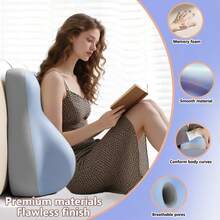 Advanced Memory Foam Lumbar Cushion – Versatile Support Pillow For Home, Office, Car, Bed, Camping, Travel & More
