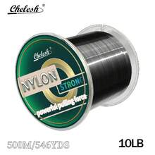 Chelesh 546yds Super Strong Nylon Monofilament Fishing Line, Available In Olive Green, Gray, Transparent, Fuchsia, Parallel Winding Craft, High Strength, Good Water Cutting Performance, Multiple Strengths Available, Father's Day Fishing Gift, Jewelry Making DIY - Multicolor - View 25