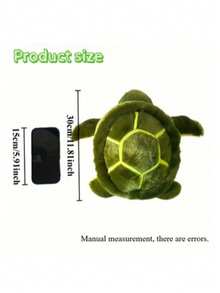 30cm/11.81inch Cute Soft Plush Sea Turtle Stuffed Animals, Turtle Toy Plush, Large Plush Turtle Pillow Furry Gifts, The Best Choice For Boys And Girls Gifts - Multicolor - View 7