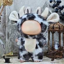 6.69-Inch Doll Clothing, Compatible With Labubu, Animal Image Design One Piece Clothing,1 Set Of Accessories - Fashionable Headpiece + Clothing Set, Jumpsuit, Suitable For 6.69-Inch Dolls, Cute BuLabu Accessories For Play And Display (Doll Not Included) - Multicolor - View 11