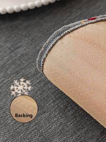 1pc Deep Grey Christmas Sofa Cover, Soft & Comfortable, Can Be Spread Or Draped, Dust-Proof & Dirt-Resistant, Machine/Hand Washable, Pet Furniture Protector, Suitable For 2/3/4 Seater Sofas (Multiple Sizes Available), Suitable For Autumn Decor, Room Decor, Back To School, School Supplies