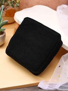 1 Túi đựng băng vệ sinh vải nhung kẻ thời trang mới sáng tạo & siêu dễ thương dành cho nữ, Túi đựng băng vệ sinh phụ nữ hình cô gái hoạt hình mini, Túi đựng mỹ phẩm trang điểm, Ví đựng tiền xu, Túi đựng đồ vệ sinh cá nhân, Túi đựng đa năng, Thích hợp để đựng tiền xu, mỹ phẩm, son môi, băng vệ sinh, khăn giấy và các vật dụng nhỏ khác, Lý tưởng cho phụ nữ đi công tác, nghỉ lễ, học sinh trở lại trường, Có thể dùng làm quà tặng cho bạn bè, ngày lễ tình nhân, quà lưu niệm - Nhiều màu - Xem 10