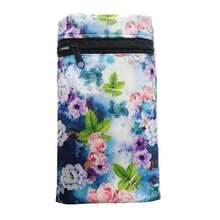 Floral Pattern Women's Sports Wallet Floral Pattern Sports Wristlet, Made Of High Elastic Fabric, Suitable For Sports, Running, Cycling, Outdoor Activities, Wear On Forearm To Prevent Theft And Hold Phone, Cards, Coins