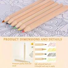 4 Boxen tragbarer Mini-Farbstiftset mit Spitzer - Vorgeschärft, Etui-Stil, geeignet für Künstler & Studenten - zum Skizzieren, Schreiben und als Schulmaterial - Sortiert/Rot/Gelb/Schwarz, Mini-Stifte - Verschiedenfarbig - Übersicht 5