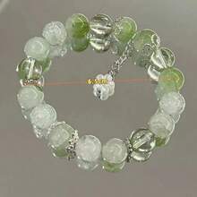 This Is A Fresh, Elegant, Chinese-Style Bracelet, Suitable For Various Occasions, Showcasing Your Personality. It's A High-Quality Gift, Perfect For Holidays, And The Size Is Adjustable. - 白色 - 查看 6