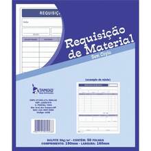 Impresso Requisição de Material Grande 50 Folhas 160X190MM Pacote com 10 Unidades material escolar material escola papelaria - Multicolorido - Visão 4