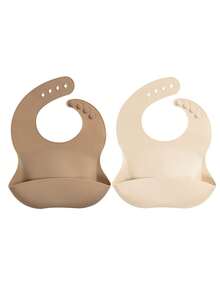 Babadores personalizados para bebês, 3 peças, de silicone macio, ajustáveis, à prova d'água, resistentes a manchas, adequados para meninos e meninas, presentes personalizados, padrões disponíveis: coelho, ovelha, urso, leão, abelha, tigre, esquilo, uso em todas as estações