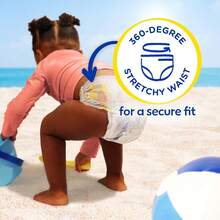 Pampers - Pantalones de natación desechables Splashers, pequeños (13 a 24 libras), 20 unidades - > 31 libras, talla L - nueva versión - Ver 11