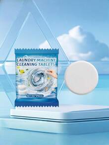 Deep Cleaning Effervescent Washing Machine Cleaner Tablets - Descaler & Deodorizer For Laundry Appliances, Household Drum & Tank Maintenance