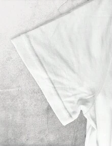 Playera para mujer, cuello redondo, con un bodado de limóncito,  100% algodon, hecho en México - Blanco - Ver 4