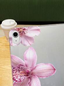 透明粉色花卉 iPad 保护套 - 时尚保护套，带有励志名言，优雅的保护性设计，兼容 iPad Pro 11、iPad Air 2、iPad Air 第五代 2022、iPad Air 11 英寸 (M2)-2024、iPad Air 11 英寸 (M3) 2025，适合个人使用、送礼和夏季场合 - 彩色 - 查看 10