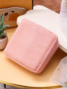 1 Túi đựng băng vệ sinh vải nhung kẻ thời trang mới sáng tạo & siêu dễ thương dành cho nữ, Túi đựng băng vệ sinh phụ nữ hình cô gái hoạt hình mini, Túi đựng mỹ phẩm trang điểm, Ví đựng tiền xu, Túi đựng đồ vệ sinh cá nhân, Túi đựng đa năng, Thích hợp để đựng tiền xu, mỹ phẩm, son môi, băng vệ sinh, khăn giấy và các vật dụng nhỏ khác, Lý tưởng cho phụ nữ đi công tác, nghỉ lễ, học sinh trở lại trường, Có thể dùng làm quà tặng cho bạn bè, ngày lễ tình nhân, quà lưu niệm - Nhiều màu - Xem 11