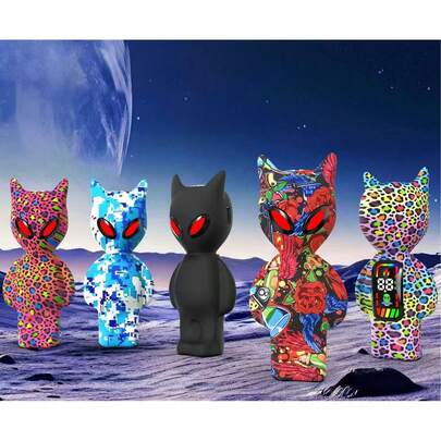 1pc,Compact Soldering Iron 510 Thread Battery 500mAh With Display Screen,USB-C Charging Port,Adjustable Voltage,Compatible With Heated Tip Tool