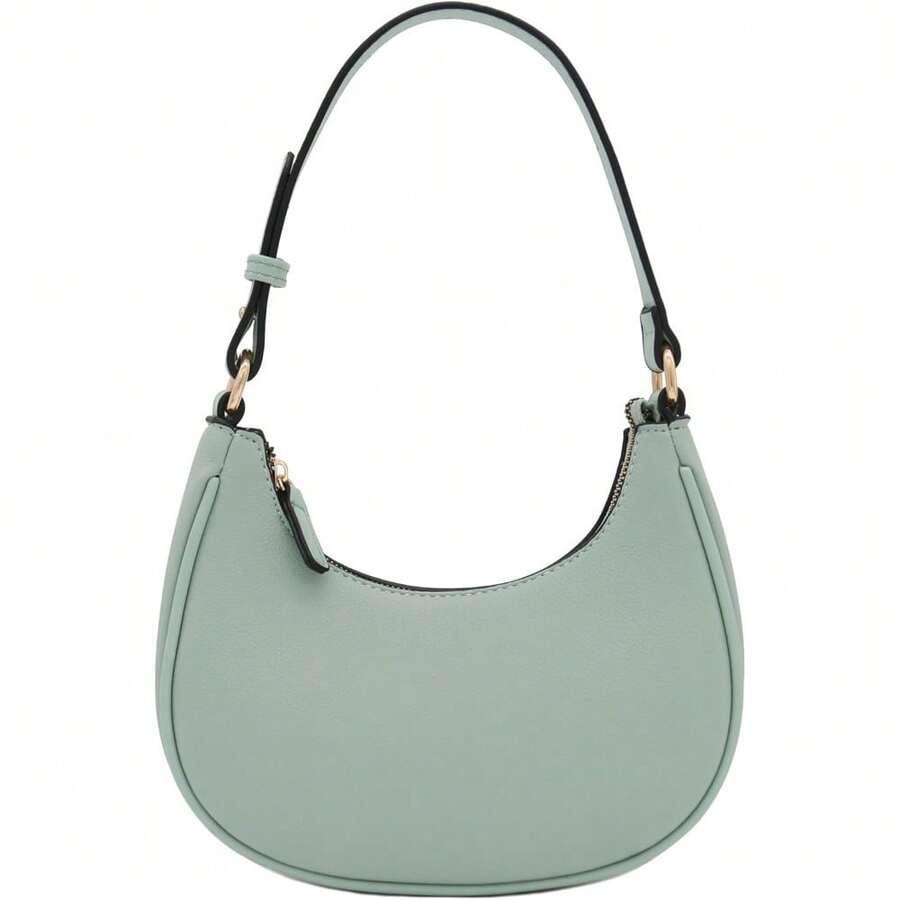 FashionPuzzle Small Crescent Shoulder Bag Underarm Purse - 讚/讚 - 查看 1